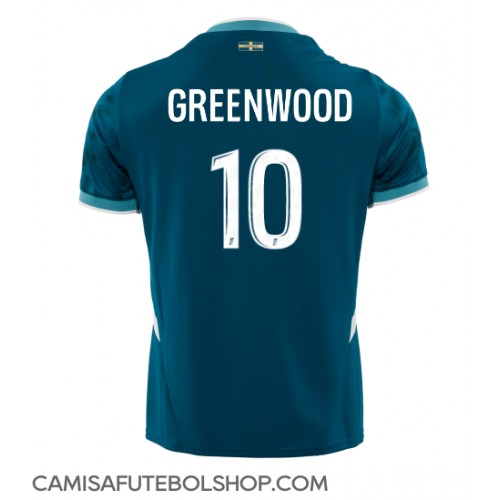 Camisa de time de futebol Olympique de Marseille Mason Greenwood #10 Replicas 2º Equipamento 2024-25 Manga Curta